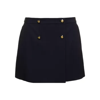 Alexander McQueen Buttoned Mini Skirt
