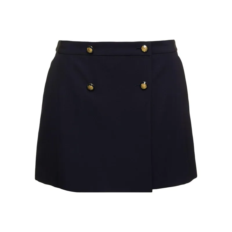 Alexander McQueen Buttoned Mini Skirt-0