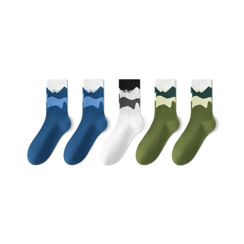 LUOLIAN Mid Calf Socks Women's 5 Pack-6