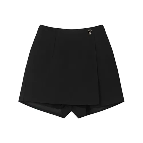 PZGE Casual Shorts Women's Black