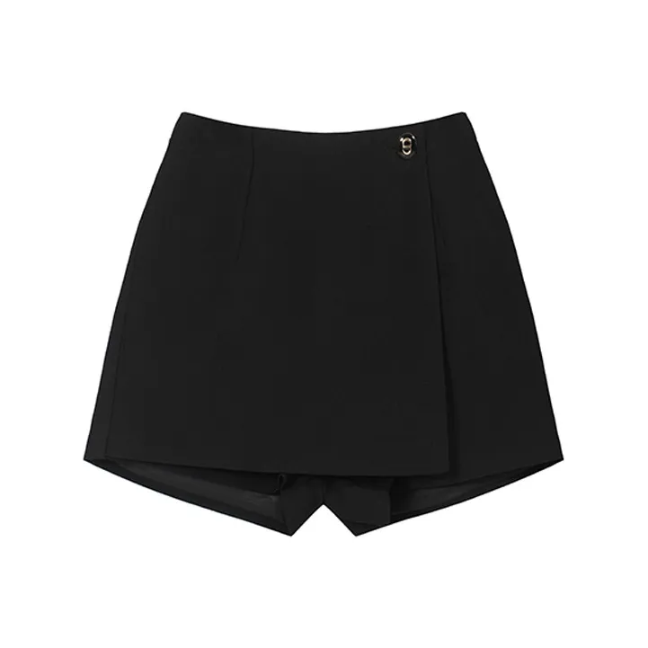 PZGE Casual Shorts Women's Black-0