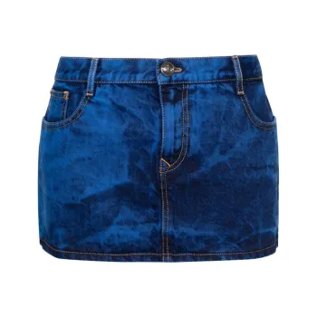 Vivienne Westwood Tie dye Denim Miniskirt