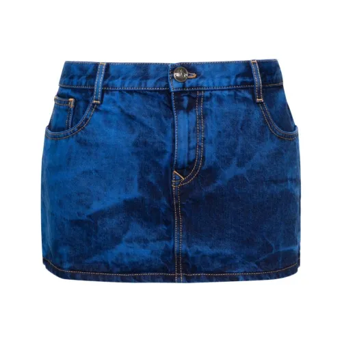 Vivienne Westwood Tie dye Denim Miniskirt