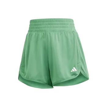 Adidas Pacer Essentials Knit High-Rise Shorts Sports Shorts Women's Green