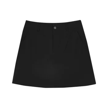 Skechers SS24 Casual Short Skirts Women's Carbon Black