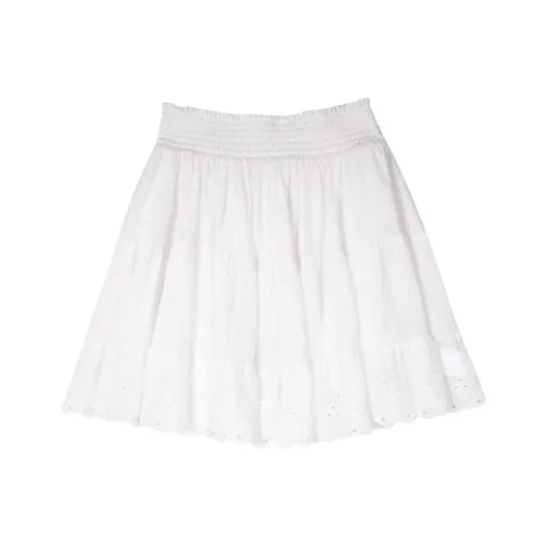 Geyini 2024 Spring Casual Short Skirts Skirt Women's White