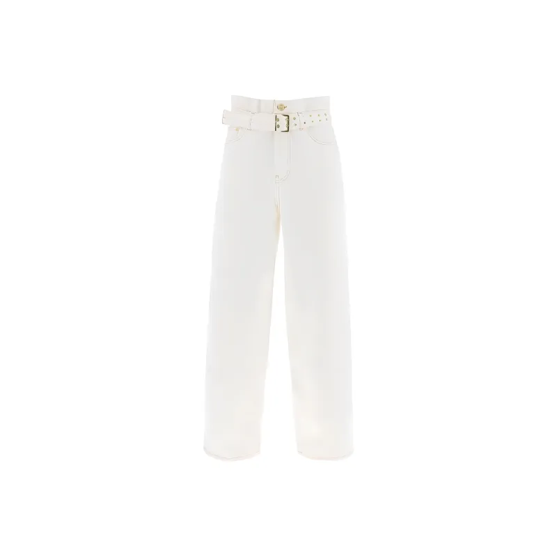GANNI Jeans Women's White-0
