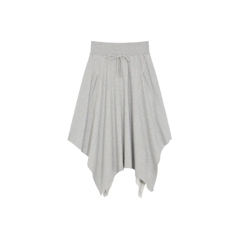 RUNTOTHEFUTURE Casual Long Skirts Women's Gray-0