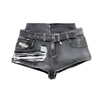 IMXS Denim Shorts Women's Black