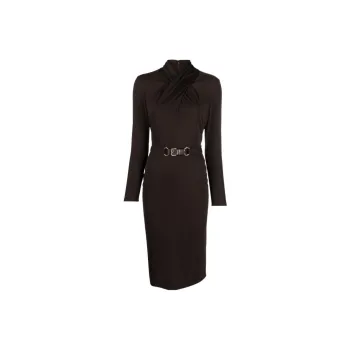 Polo Ralph Lauren Long Sleeved Dress Women's Brown