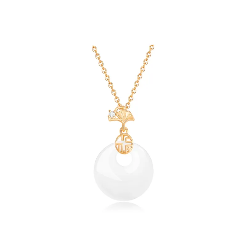 ZKY Chalcedony Necklaces Unisex-5