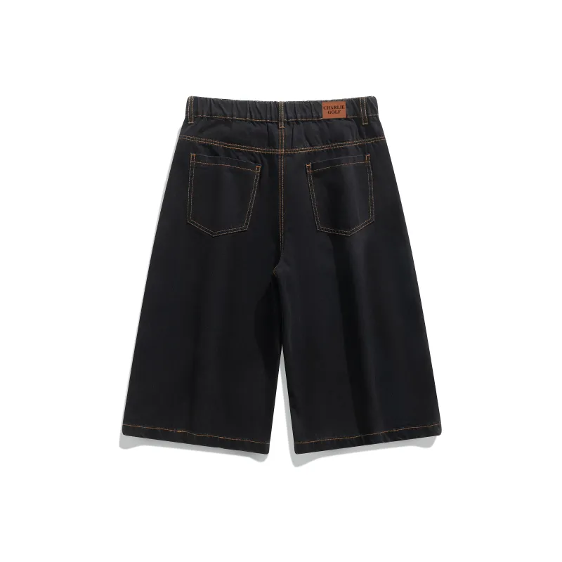 CHARLIE GOLF Denim Shorts Unisex-5