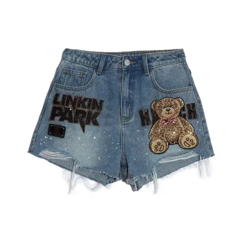 TCH Denim Shorts Women's Blue