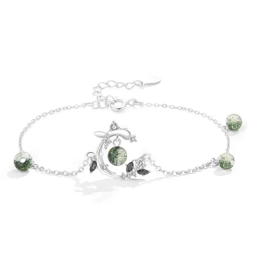 Children's Drawings S925 Silver Bracelets Women's