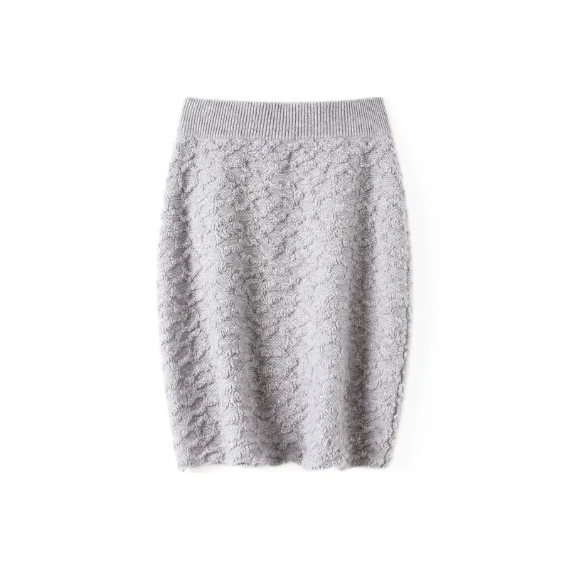 H YXIANG Casual Short Skirts Women's Brocade Gray-0