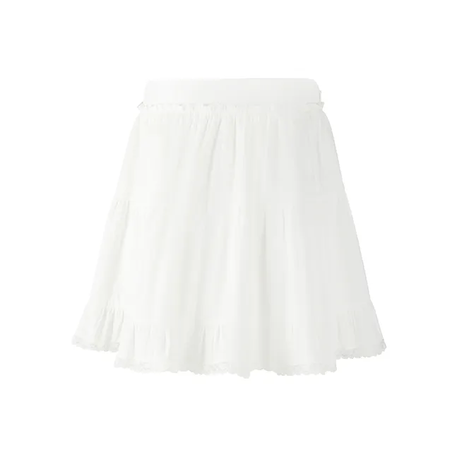 HERLIAN Casual Short Skirts Women's White-0