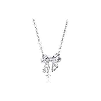 Disney Princess 925 Sterling Silver Fringe Necklace Women's