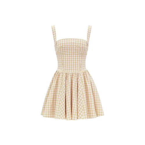 HOUSE OF CB Isadora Slip Dress Women's GINGERBREAD/Gingerbread