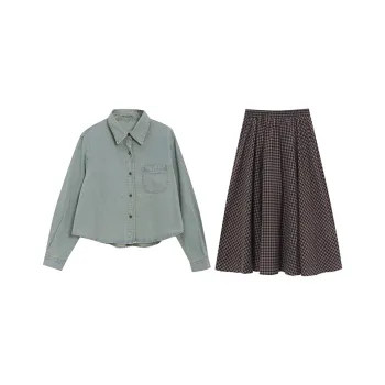 WOWI Two Piece Skirt Sets Women's