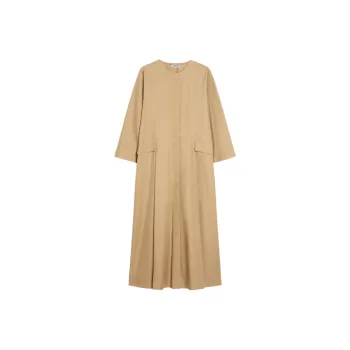 MaxMara Long Sleeved Dresses Women's Hazelnut Brown