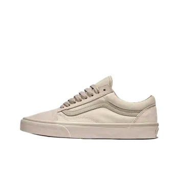 Vans Old Skool Low Top Skateboard Shoes Unisex Warm Beige