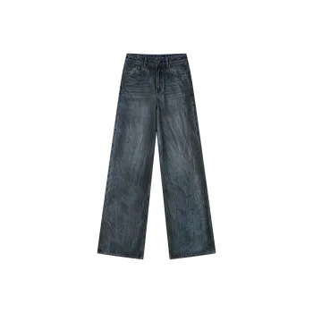 UOOYAA Jeans Women's Dark Blue