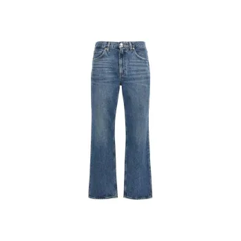 AGOLDE Valen Cropped Straight Leg Jeans