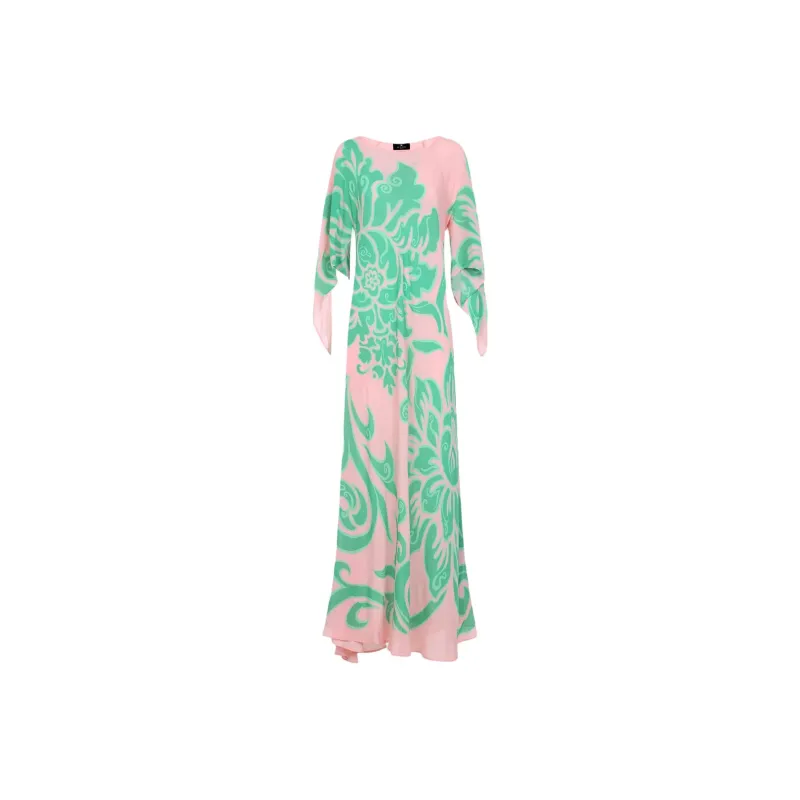 ETRO Floral Printed Flared Hem Dress-0