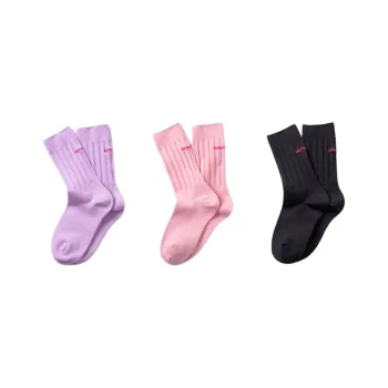 Under The Boots Mid Calf Socks Unisex 3 Pack