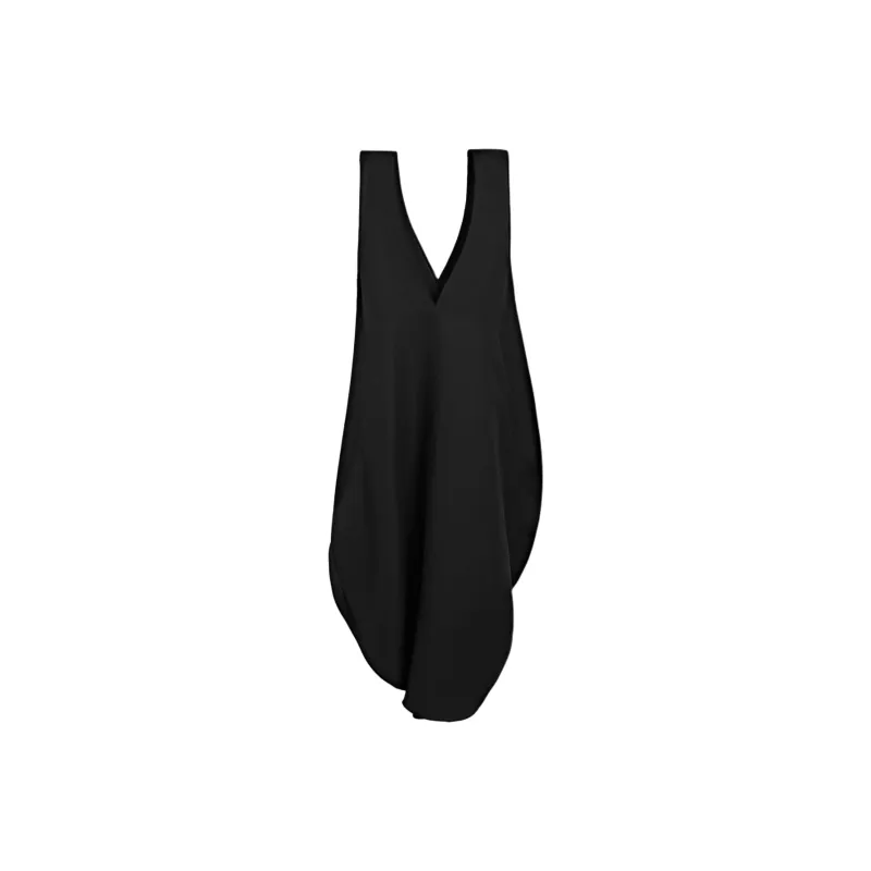 Massimo Dutti Sleeveless Dress Women's Black-0