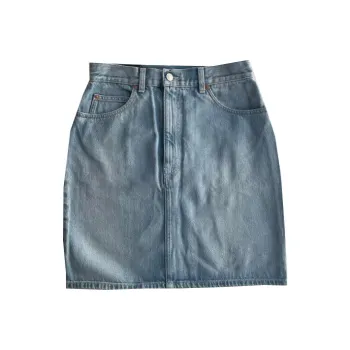GUCCI Denim Short Skirts Women's Blue