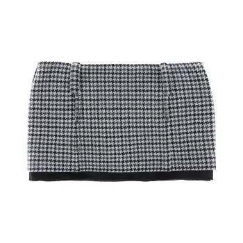 MIU MIU Houndstooth Mini Skirt