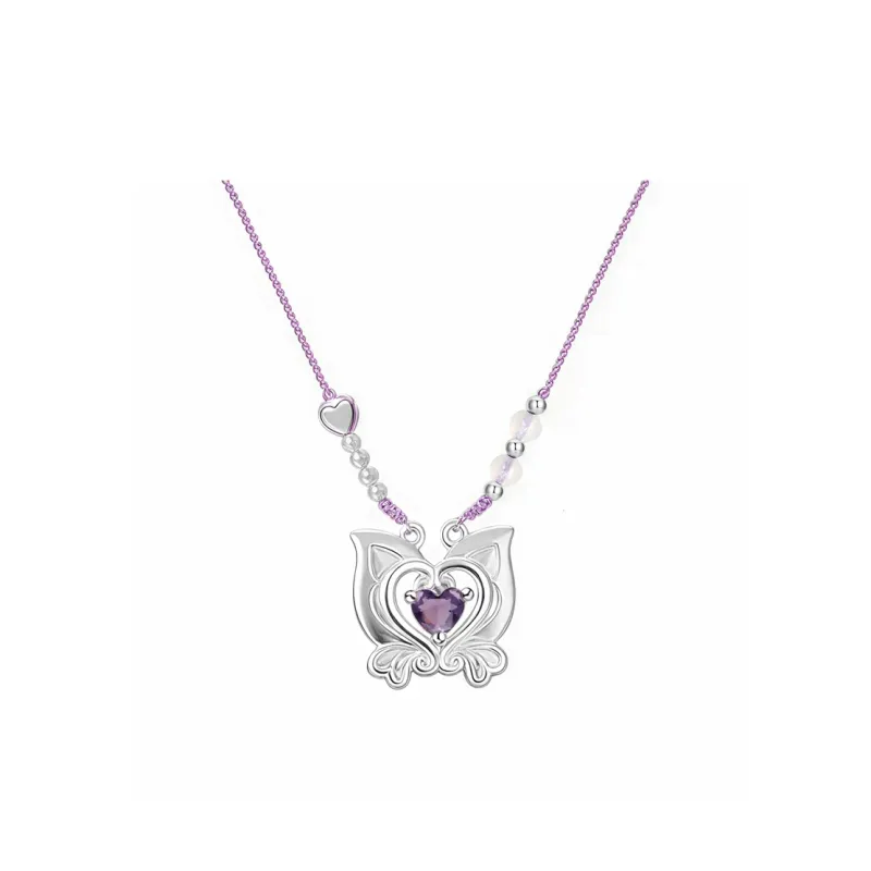 Shang Qianyi S999 Fine Silver Necklaces Women's-11