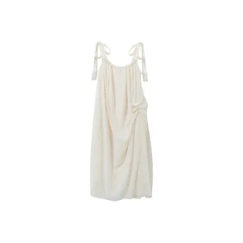 AFGGD Slip Dresses Women's White