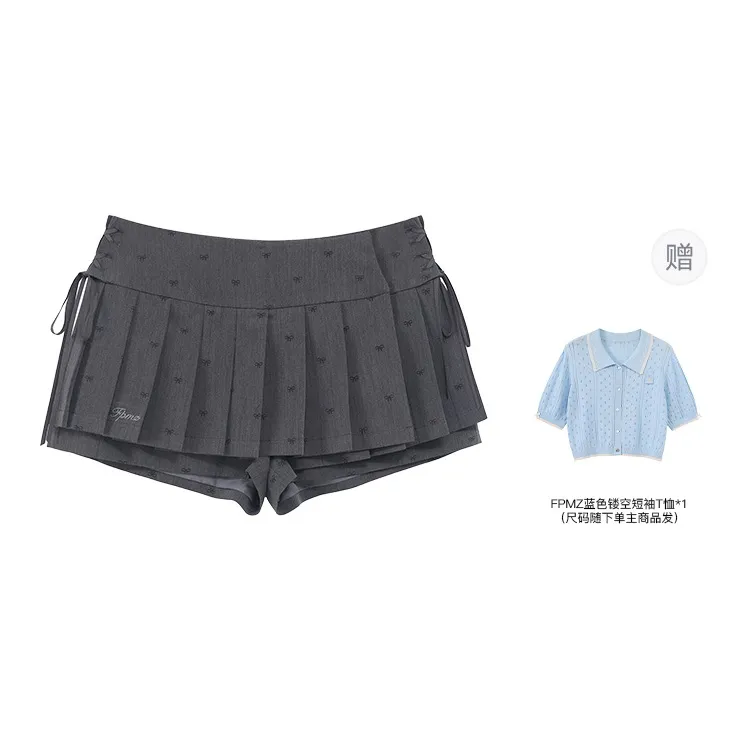FPMZ Casual Short Skirts Women's Dark Gray-6