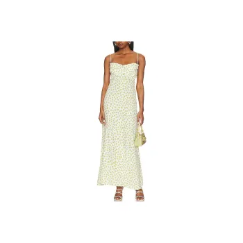FAITHFULL THE BRAND Gita Floral-print Midi Dress
