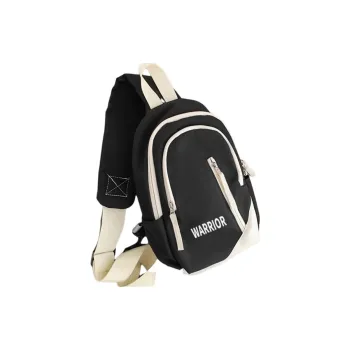 Warrior Nylon Sling Bag Unisex Black/Green