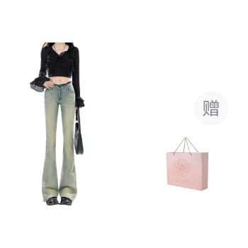 ZAZN Jeans Women's Yellow Mud Regular Shopping Bag Included