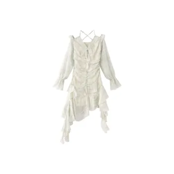 PAZZO Long Sleeved Dress Women's Light Green