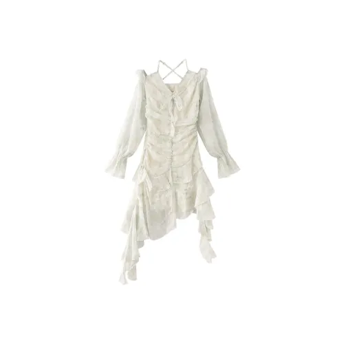 PAZZO Long Sleeved Dress Women's Light Green