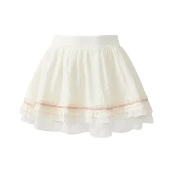 XUANSHU Casual Short Skirts Women's Apricot