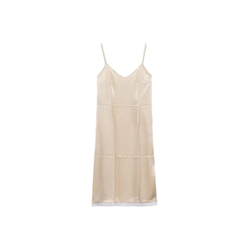 PRADA Satin Crepe Midi Dress-0