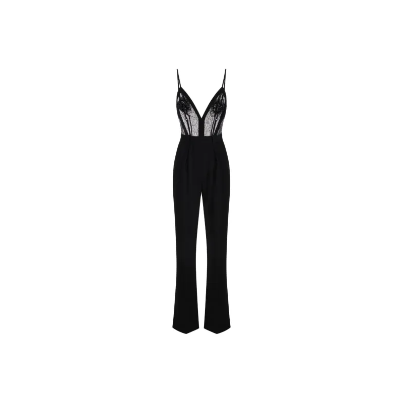 Elisabetta Franchi Lightweight Crêpe Jumpsuit-0