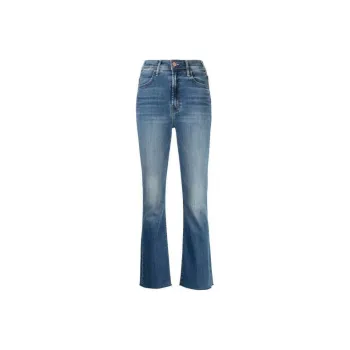 MOTHER The Hustler Flared Cropped Jeans