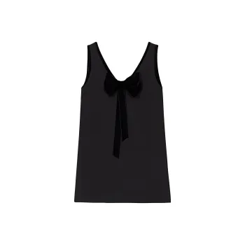 Maje Velvet collar Pinafore Dress