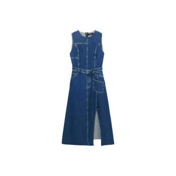 Desigual Sleeveless Dress Women's Blue