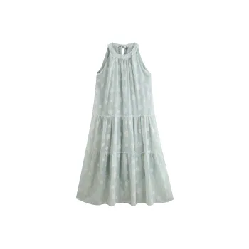 LSVE Sleeveless Dress Women's Light Green