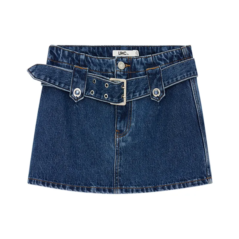 LINCchic Denim Short Skirts Women's-2