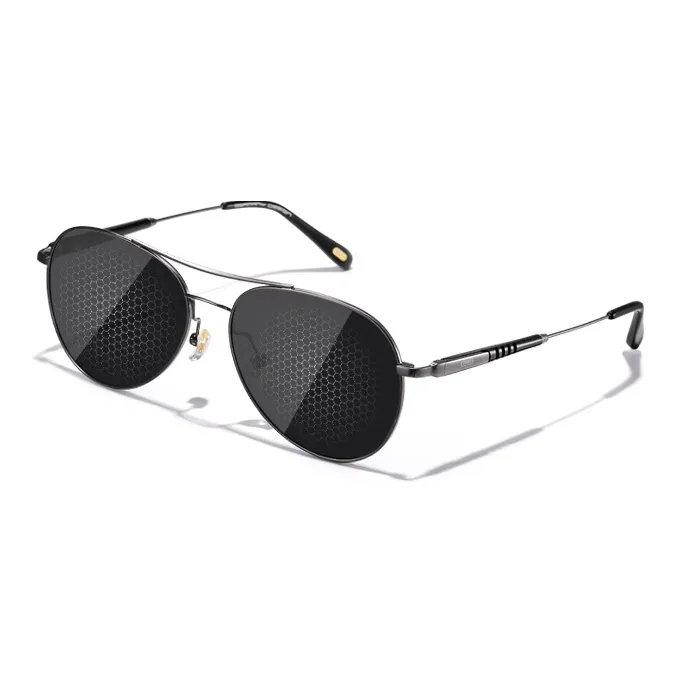 BERTHA Alloy Aviator Sunglasses Unisex-4