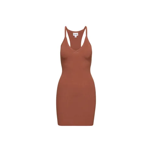 ARITZIA Sunday Best Brooks Dress Slip Dresses Women's Epicurean Brown